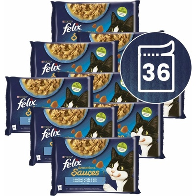 Felix Sensations Sauces treska sardinky 36 x 85 g