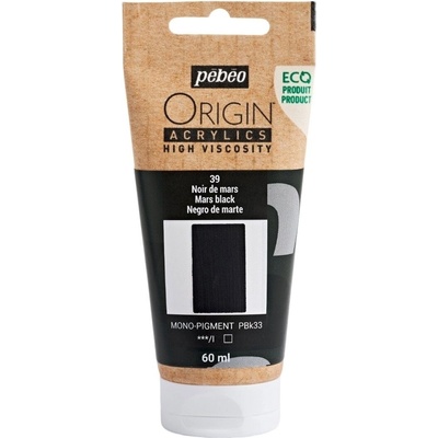 Pébéo Origin АКРИЛНА боя Mars Black 60 ml 1 бр (817039)