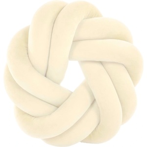 Tiseco Home Studio Декоративна възглавница ø 30 cm Knot - Tiseco Home Studio (3550IVORY)