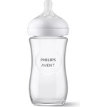 Philips Avent Natural Response fľaša skleněná transparentní 240 ml