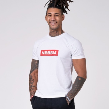 Nebbia tričko pánske Basic 593 white
