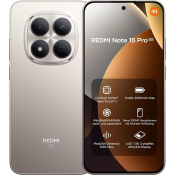 Xiaomi Redmi Note 15 Pro 5G 256GB 8GB RAM Dual