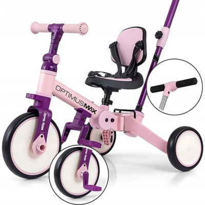 Milly Mally 5v1 Optimus Max s vodiacou tyčou pink