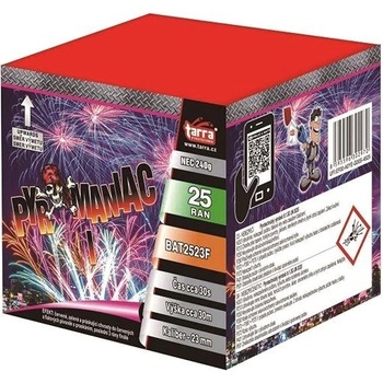 Tarra pyrotechnik Ohňostroj PYROMANIAC 25 ran