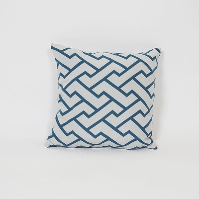 Pufrelax Декоративна възглавница, външен калъф, Пълнеж микс от мемори пяна, Zappity Turquoise