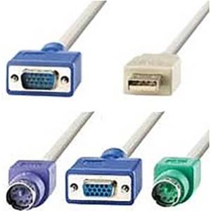 Roline Cable KVM 1xHD15M/F, 1xUSB A/2xPS2M, 1.8m, 11.01. 4702 (11.01.4702)