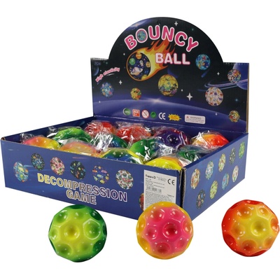 Rappa Míček skákací duhový 7 cm