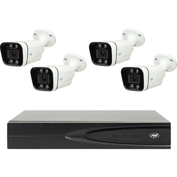 PNI IP810-4IP8 - Комплект за видеонаблюдение 8MPx, 10-канален 4K NVR и 4 външни 8MPx IP камери (IP810-4IP8)
