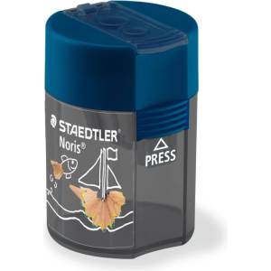 STAEDTLER Острилка Staedtler 512 с контейнер, двойна, СИН (33832-А-СИН)