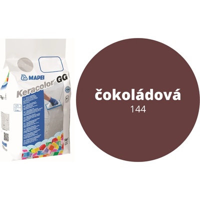Mapei KERACOLOR GG 144 Cementová škárovacia hmota 4x5 kg, Čokoládová