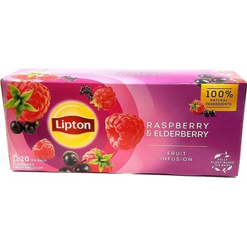 Lipton Raspberry with Elderberry 20 sáčkov