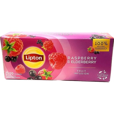 Lipton Raspberry with Elderberry 20 sáčkov