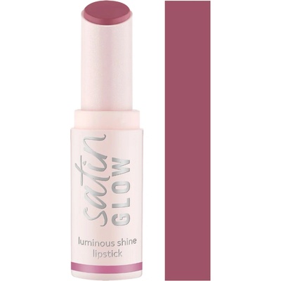 essence satin GLOW krémový rúž so saténovým finišom 04 Let´s Get Mauvin 3,5 g