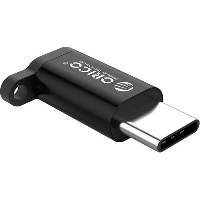 ORICO Преходник Orico CBT-MT01-SV, от USB C(м), към micro USB(ж), OTG, черен (CBT-MT01-SV / 4187)
