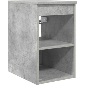 vidaXL Банков шкаф Междинен Бетонно сиво 30 x 44, 5 x 50 см (890353)