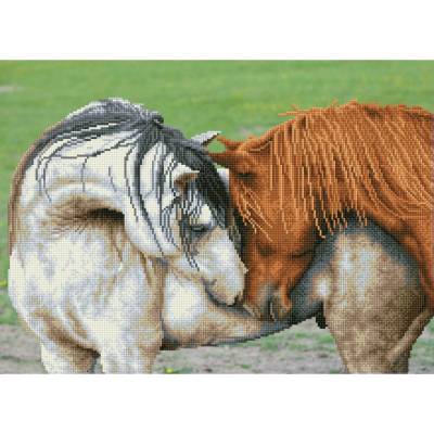 Diamond dotz Диамантен гоблен " Ухажване"