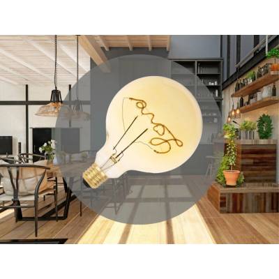 Nedes LED Žiarovka FILAMENT VINTAGE LOVE G125 E27/2W/230V 2000K