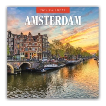 Browntrout Verlags GmbH Amsterdam 2026 - 16-Monatskalender | Red Robin