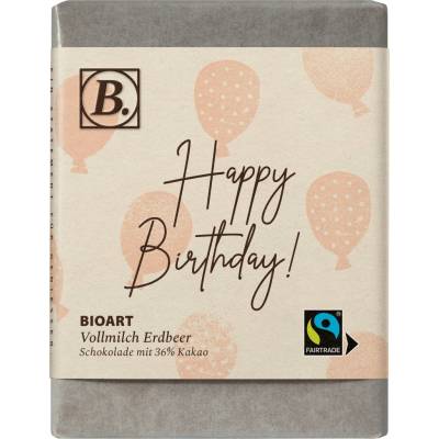 BioArt bio čokoláda Happy Birthday 70 g