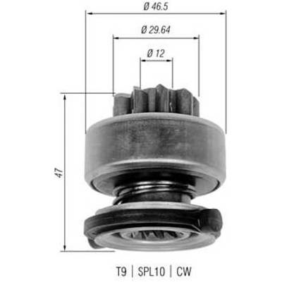 MAGNETI MARELLI Pastorek, startér 940113020335