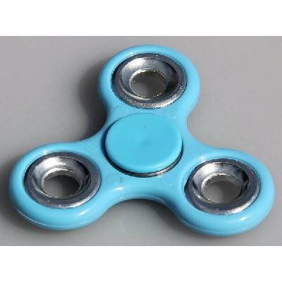 FIDGET SPINNER ANTISTRESOVÁ HRAČKA Modro stříbrná