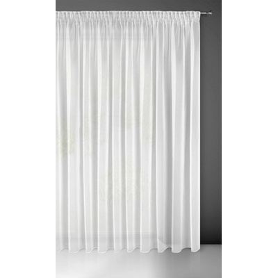 ZÁCLONA ESEL NA PÁSKE 400X250 CM BIELA