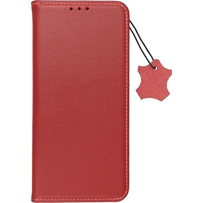 Púzdro FORCELL Smart Kožené Xiaomi Redmi Note 11 Pro, Červené