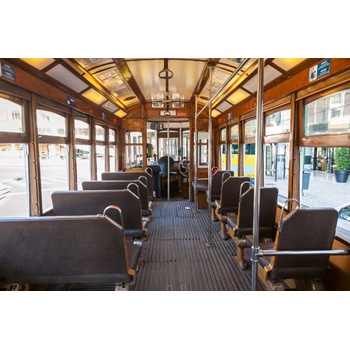 DIMEX ART Флизелинов фототапет интериор на стар трамвай 375 x 250 см