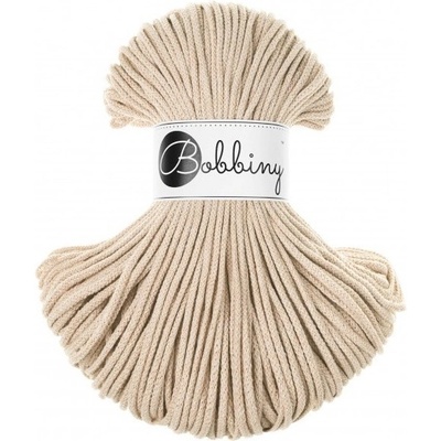 Bobbiny bavlněná šňůra JUNIOR 3mm Warm beige