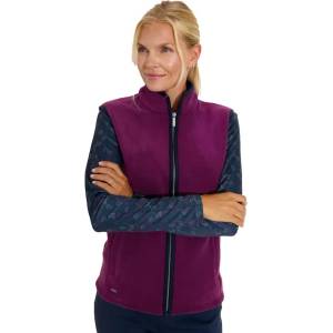 Abacus golf Елек Abacus golf Foxhills Midlayer vest - Purple (Beetroot)