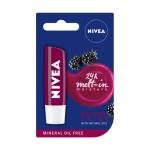 Nivea 24h melt-in Балсам за устни с аромат на боровинка