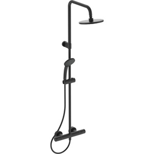Ideal Standard Душ колона с термостат Ideal Standard Ceratherm T25 матово черно с 1 функционална глава (A7546XG)