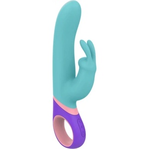 1Sexy Нина - Презаредим силиконов рабит вибратор с ротация Diversual Lopy мента