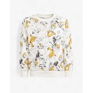 Adidas x Disney Mickey Mouse Sweatshirt Off White/Yellow - magazinko