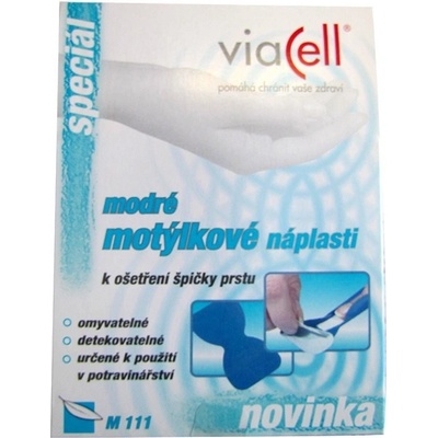 VIACELL M111 Náplast modrá motýlková 10 ks