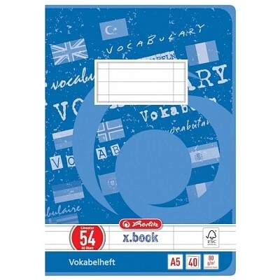 Herlitz Sešit školní 54 Slovník A5 linka 10777670