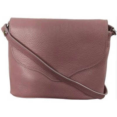 Vera Pelle dámská kožená crossbody kabelka staro1661 D73 antic.rosa růžová