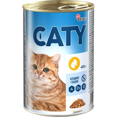 Akinu Caty kousky v omáčce s drůbežím masem 10 x 415 g