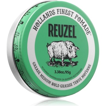 Reuzel Green Grease Medium Hold помада за коса 95 гр