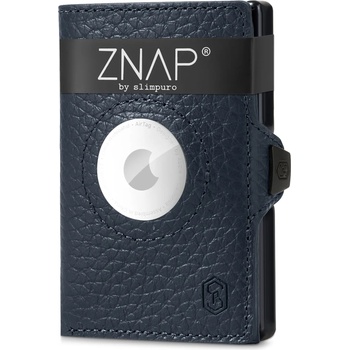 Image 1 of Slimpuro ZNAP Airtag Wallet, 8 карти, отделение за монети, 8, 9 x 1, 5 x 6, 3 см (Ш x В x Д), защита RFID (ZNAPAirBlGrained8) (ZNAPAirBlGrained8)
