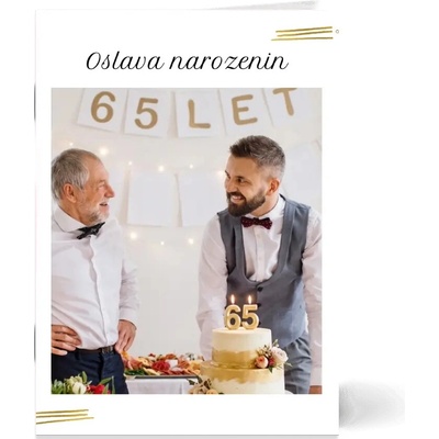 Fotokniha sešit A4 - šablona výročí/narozeniny