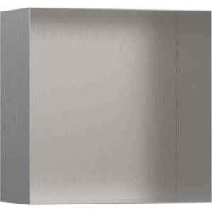 Hansgrohe XtraStoris Minimalistic - Ниша за вграждане в стена, 30x30x14 см, матирана неръждаема стомана 56079800 (56079800)