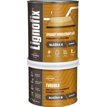 Lignofix Epoxidový dvojzložkový lak S1300 sada 0,75l