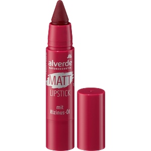 alverde NATURKOSMETIK Матово червило 10 Red Carpet, 3 g (3118358)