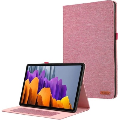 Vsechnonamobil 115426 FABRIC Zaklápěcí kryt pro Samsung Galaxy Tab S9 FE / Tab S10 FE růžový