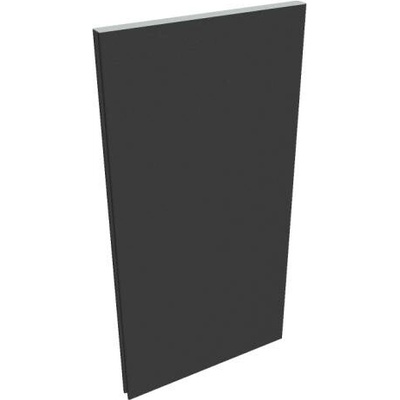 Hobis Priečkový paraván Akustik 60 x 118 cm antracit s rámom priečkový stredový