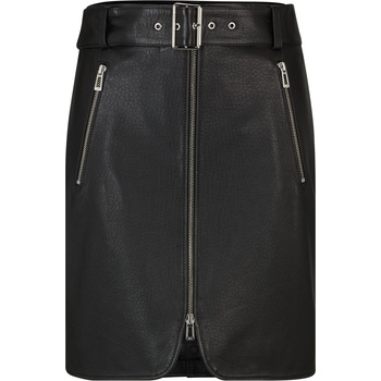 Image 1 of HUGO Къси панталони HUGO Women's Leonara Leather Shorts - Black