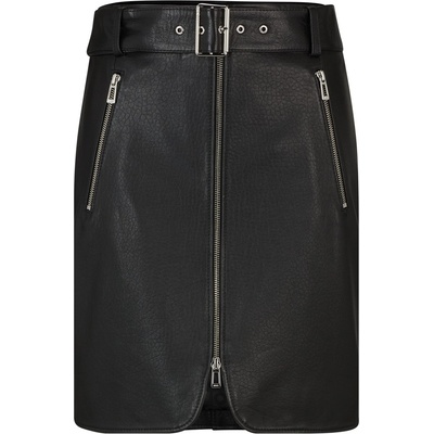 HUGO Къси панталони HUGO Women's Leonara Leather Shorts - Black