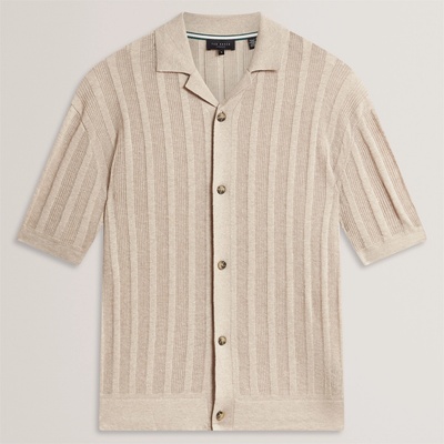 Ted Baker Блуза с яка Ted Baker Men's Short Sleeve Polo Shirt - Ecru