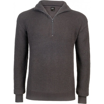 Brandit Marine pullover Troyer sveter antracitový